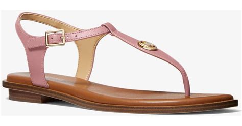 michael kors mallory sandal|Mallory Leather T.